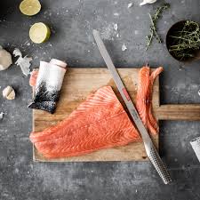 Couteau Jambon Saumon Global G 10 - Trancheuse Saumon Fumé