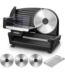 FOHERE Lame Dentelée en Acier Inoxydable - Trancheuse Électrique Pratique