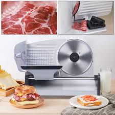 Trancheuse Électrique Inoxydable - La Solution Idéale pour Trancher Pain et Viande