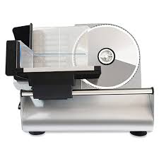 Trancheuse Électrique Inoxydable Saucissons DAspiration - Lame Trancheuse Électrique de Précision