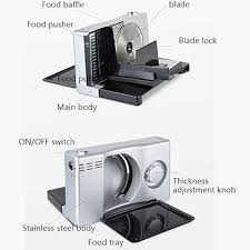 Trancheuse Électrique Pliable en Acier Inoxydable - Précision et Commodité