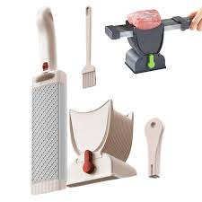 NRSW Coupe Viande Trancheuse Multifonctionnelle - Idéal pour la Viande Crue