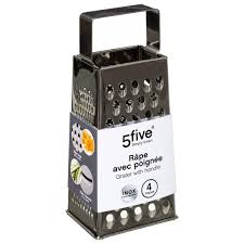 Râpe Inox Faces Secret Gourmet - Polyvalence et Précision en Cuisine