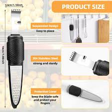 Râpe Zeste Fromage Professionnel Éplucheur - Précision et Polyvalence