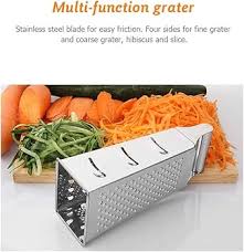 Râpe à légumes inoxydable 4 faces - BSTEle