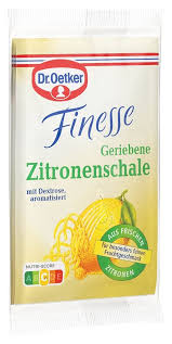 Zeste de citron Dr Oetker Finesse - Une touche de fraîcheur