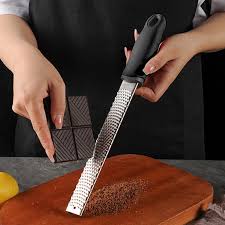 Petite Râpe à Zeste Inoxydable - Zester avec Poignée Ergonomique