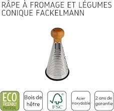 Râpe conique Fackelmann 31036 en acier inoxydable