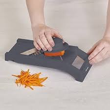 Trancheuse Mandoline Révolutionnaire avec Lames Interchangeables et Protège Doigts Antidérapant