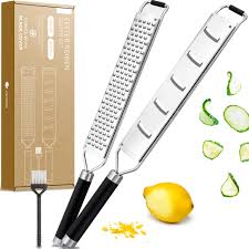 Mandoline Inoxydable Parmesan Cannelle - Précision et Élégance en Cuisine