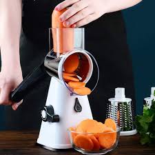 Mandoline à Manivelle Inoxydable - Tranchez comme un Chef !