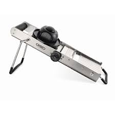 Mandoline Inox Professionnelle Ergonomique en Caoutchouc