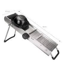 Mandoline Inox Lacor 60357 - Précision et Sécurité en Cuisine