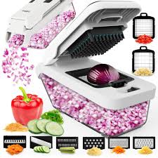 Mandoline de Cuisine Professionnelle Fullstar - 6 en 1 Trancheuse Multifonction