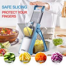 Mandoline Manuelle Multifonction Inoxydable Euroshopping - Découpe Parfaite pour Vos Frites