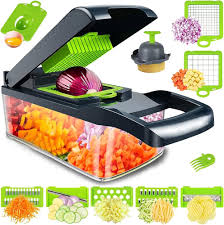 Mandoline Multifonction en Inoxydable - Coupe Légumes et Oignons