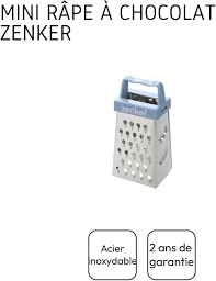 Râpe Mini Zenker 44995 Inoxydable Claire - Pratique et Élégante