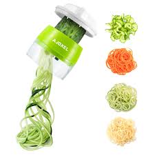 AJOXEL Spiralizer Trancheuse Spaghettis Tagliatelle - Transformez vos légumes en spaghetti