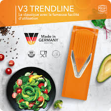 Börner Coupe Légumes TrendLine Starter Set Porte Fruits - La Mandoline Parfaite pour Vos Préparations Culinaires