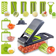 ROLLWAY Coupe Multifonctions Professionnelle Remplaçables - Mandoline 16 en 1