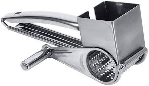 Râpe à manivelle inoxydable - L'outil indispensable pour votre cuisine
