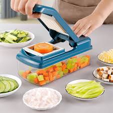 Mandoline Multifunctionnelle pour Légumes - Bleu 23