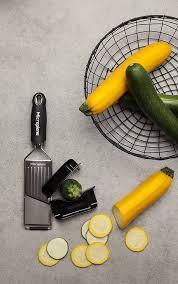 Mandoline Microplane Gourmet en Acier Inoxydable - Précision et Élégance