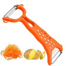 Éplucheur Double Fonction Inoxydable Ergonomique