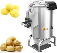 Éplucheur de pommes de terre électrique en acier inoxydable