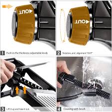 Mandoline Japonaise Rotative MASTERTOP - Trancheuse Professionnelle