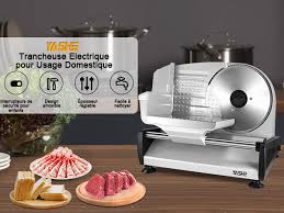 YASHE SL 518 Trancheuse Électrique Inoxydable - l'outil indispensable pour les amateurs de jambon cru