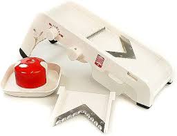 Mandoline Tupperware D202 Mando Chef Blanc Rouge - Précision et Style en Cuisine