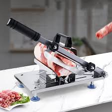 Tyenaza Congelée Inoxydable Trancheuse Découpeuse - Trancheuse à Jambon Manuelle