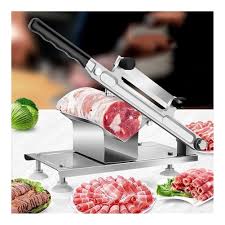 Trancheuse Manuelle Inoxydable pour Viande Congelée WENKA