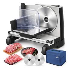 Trancheuse Électrique Moongiantgo en Inox - Précision et Élégance