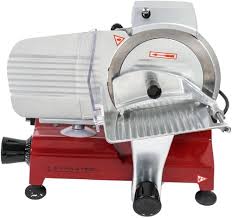 Trancheuse Jambon Gravité Professionnelle Rouge - Performance et Précision